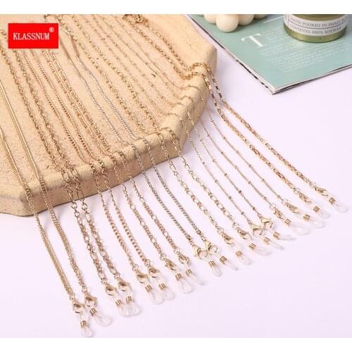 1PC Vintage Glasses Chain Holder Women Men Eyeglass Lanyard Fashion Multi-Function Glasses Necklace Mask Anti-lost Rope 70CM