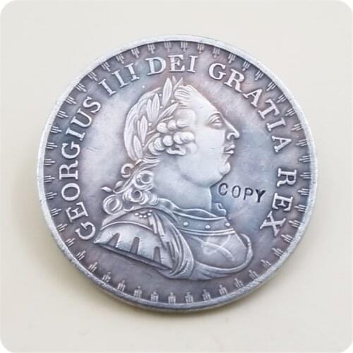1812 United Kingdom 3 Shillings - George III (Bank of England Token) COPY COIN FREE SHIPPING