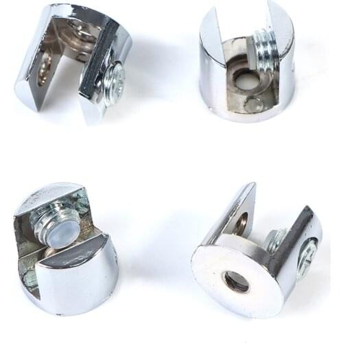 4pcs Glass Clamp Glass Plated Brackets Zinc Alloy Clamps For 8-10mm/ 10-12mm Brand new and high quality