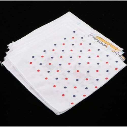 5pc Kids Cartoon Handkerchiefs Baby Hanky Comfy Soft Kerchiefs Party