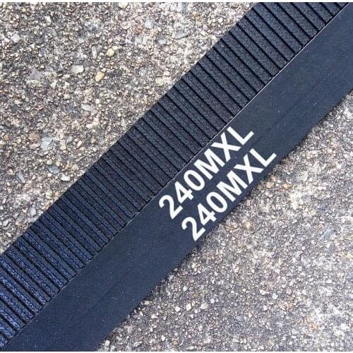 5 pieces/set Timing belt 240MXL025 Pitch 0.08"(2.032mm) length 609.6 mm width 6.35mm B300 MXL 240 pulley T teeth 300 Closed-loop