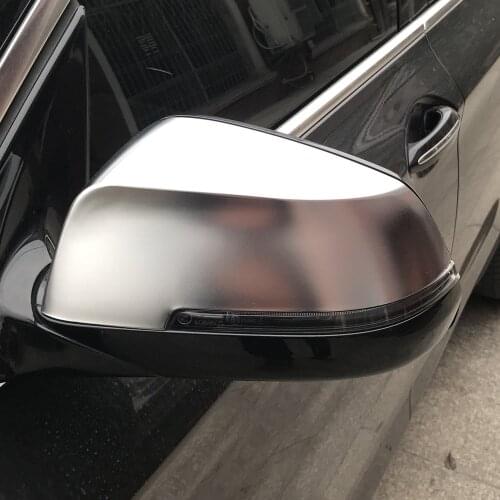 For BMW 1 2 3 4 series F20 F30 F31 F21 F22 F23 F32 F33 F34 F35 X1 E84 Matt Chrome Mirror Cover Rearview Side Mirror Cap
