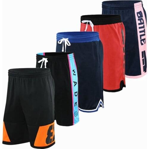 Hot Sale adult Men Basketball Shorts Breathable Running Shorts Outdoor pocket Sports Fitness Short Pants Loose Beach Shorts