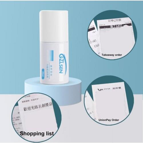 Information Anti-Leakage Protection Thermal Paper Correction Fluid 20ML PVC Stickers Material Multicolor Correction Tape