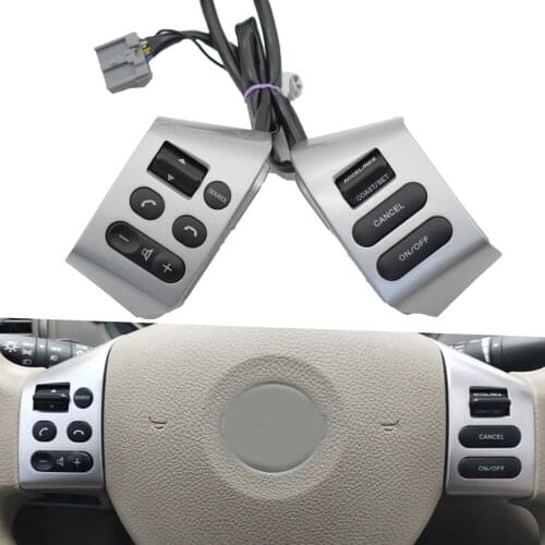 Car styling buttons FOR Nissan LIVINA & FOR Nissan TIIDA & For SYLPHY steering wheel control buttons with red backlight