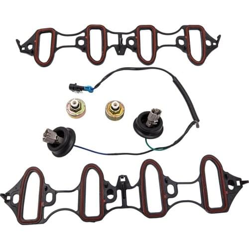 Front Knock Sensor Intake Manifold Gasket Kit Set For Cadillac For Buick 8906041