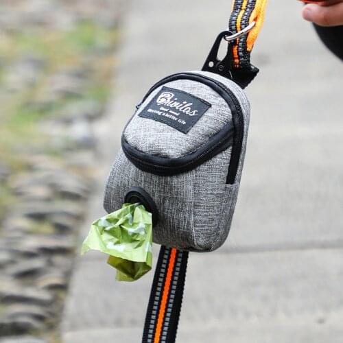 Outdoor multifunctional dog snack bag waist bag portable training dog snack bag pet supplies large capacity waist bag durable