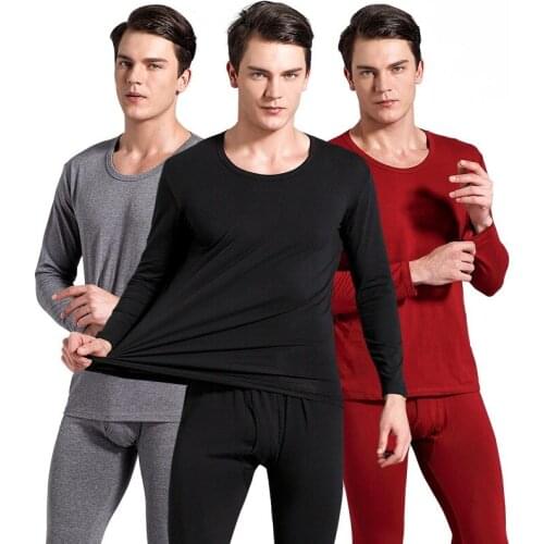 Men Cotton Long Johns Autumn Winter Thermal underwear 2PCS long sleeve wylie coat warm underwear mens sleepwear Render clothing