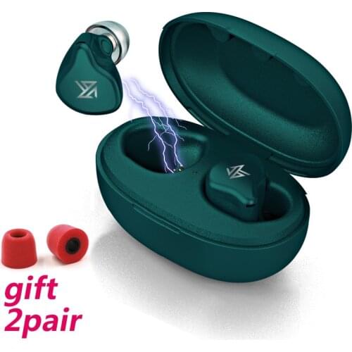 KZ S1 S1D TWS Bluetooth 5.0 Earphones In-ear Sports Running Support iOS/Android Phones bass earphones wireless noise reduction