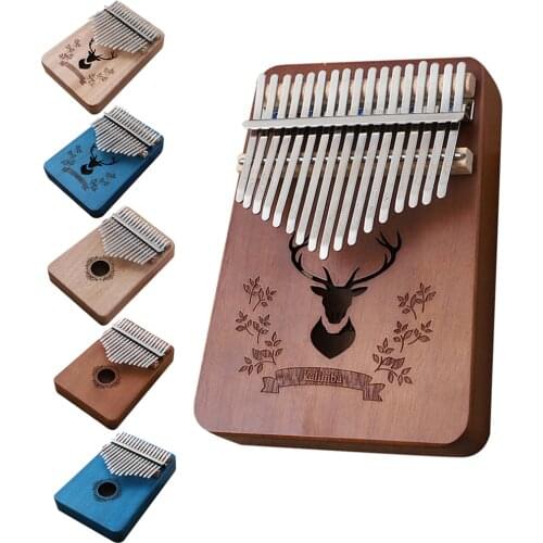 Kalimba thumb piano 17 Keys Kalimba African Thumb Finger Piano Wood Kalimba Portable Musical Instrument kalimba thumb piano