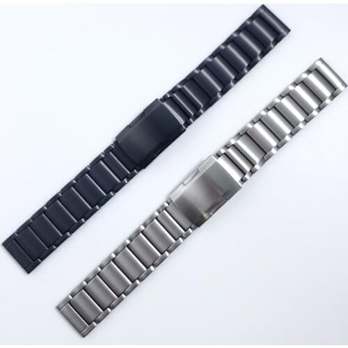 Titanium + Steel Clasp Strap Black/Silver For Mi Xiaomi Watch Color sports edition Band Watchband Bracelet Wristband Accessories