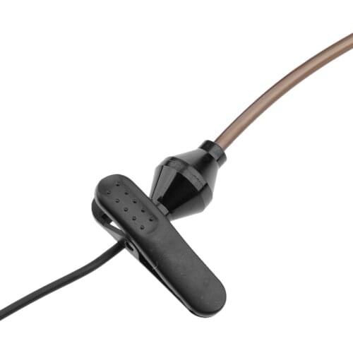 Anti-Radiation Mono Earphones 3.5 Mm Volume Control Earpiece With Mic