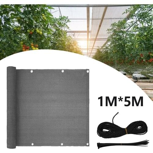 1PC Balcony Fence Net Wind Anti-UV Sunshade Net Shelter Privacy Sunscreen Outdoor Awning Balcony Garden Fence Cover with Ties