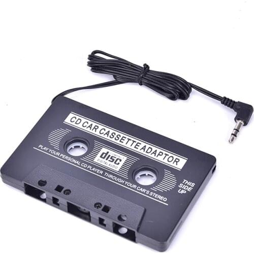 High Quality Cassette Tape Adapter for MP3 CD DVD Player Black Universal Car Cassette Car Audio