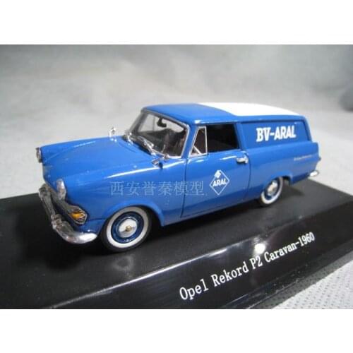 Star Line 1:43 OPEN REKORD P2 CARAVAN 1960 alloy model Car Diecast Metal Toys Birthday Gift For Kids Boy