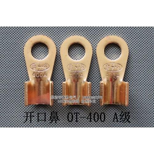 1piece OT-400A Copper passing through terminal Electric power fittings equipment contact A type