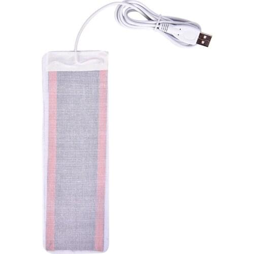 1pc Winter Warm Arm Hands Waist Heated Gloves Heated Socks Carbon Fiber Pads Electric Heated Insoles 21cm x 6.7cm