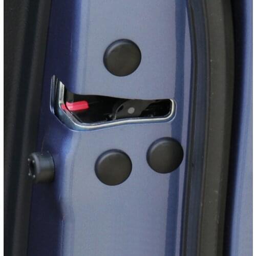 12PCS/Lot Car Door Lock Screw Protector Stickers Cover For LADA VESTA Peugeot 208 2008 3008 Volvo XC60 2018 2019