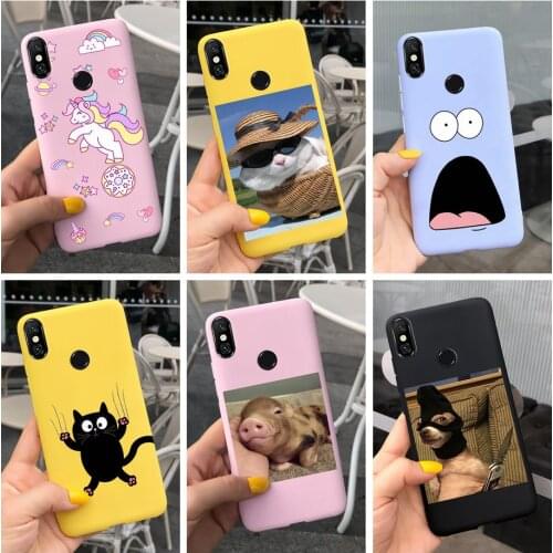For Xiaomi Redmi 6 Pro Case Redmi Note 6 Pro Case Soft Silicone Cute Cartoon Phone Cases For Xiaomi Redmi Note 6 Pro Note6 Cover