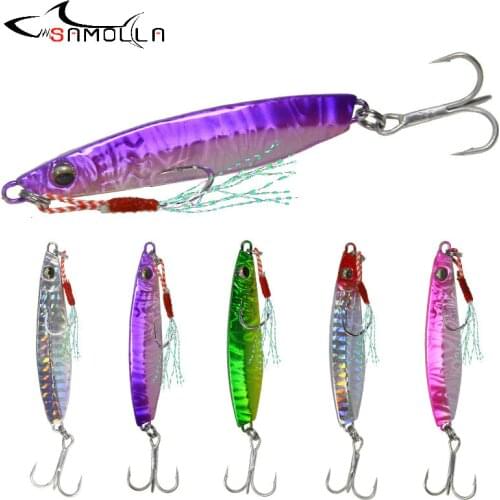 Jig Fishing Lures Weights 18-45g Fish Bait Jigging Lure Fishing Jigs Metal Jig Bass Set Pesca Saltwater Lures Isca Artificial