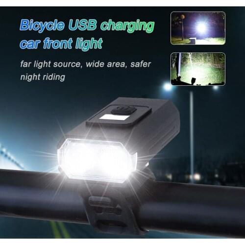 Waterproof Font Bike Light 350lm USB Rechargebale Bicycle Headlight 6 Modes Cycling LED Flashlight Safety Night Riding Lamp