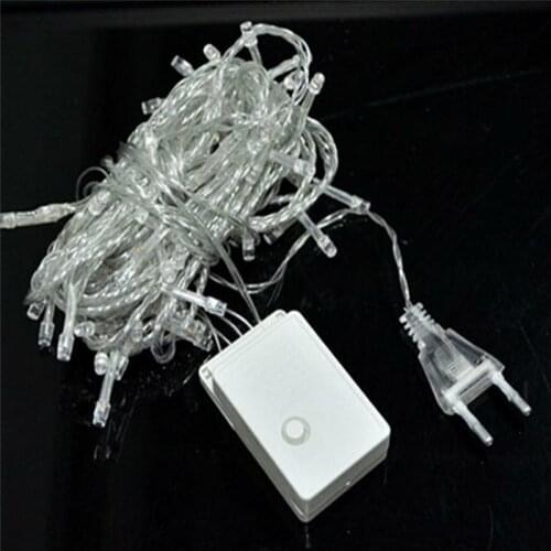 String Light 100LED 10M Christmas/Wedding/Party Decoration Lights garland AC 110V 220V outdoor Waterproof led lamp 9 Colors