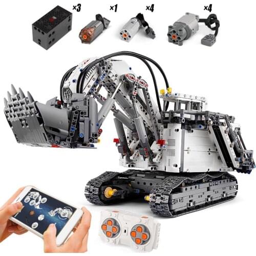 Mould king Excavator Toy Tech Engineering Vehicle Excavator Truck Building Blocks Remote Control Brick kids Toys Christmas Gift