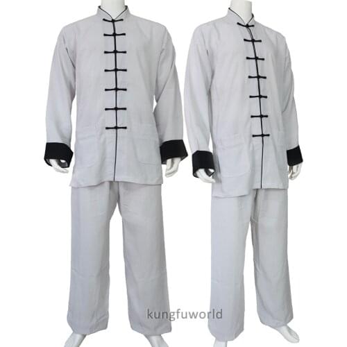 25 Colors Linen Tai chi Uniform Wushu Martial arts Kung fu Nanquan Wing Chun Wudang Changquan Suit