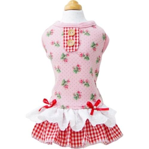 Small Dog Wedding Dress Cute Girl Dog Clothes Skirt Princess Costume Cat Yorkshire Terrier Pomeranian Poodle Pet Dresses Apparel