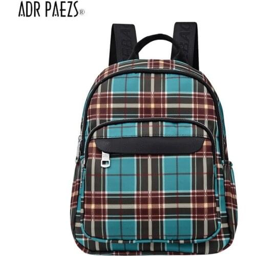 Hot Selling Color Ribbon Fun Printing Women Backpack Girl Travel Small Portable Bag Fashion Mini Lightweight Waterproof Knapsack