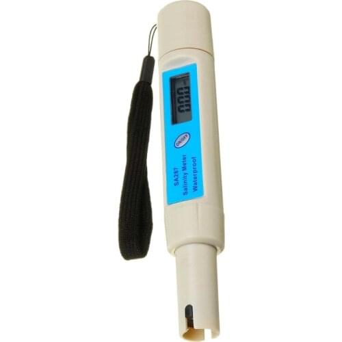 SA287 Salinity Meter Pen Type Digital Salinity Refractometer Automatic Temperature Compensation Waterproof