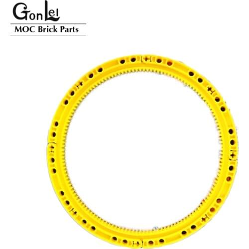 4Pcs/Lot Self-Locking Bricks High-Tech Parts SHOVEL 4X5X7 W/ 4.85 HOLE & CIRCLE GEAR RACK 11X11 MOC Brick Blocks Childrens Toys