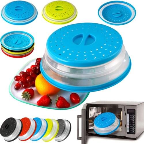 Oven Heating Folding Cover High Temperature Resistant Oil Splash Proof Fruit Vegetable Asphalt Basket Food Preservation Cover