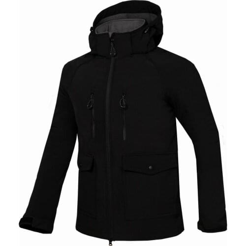 Sport Jacket Men Hiking Jacket Softshell Jacket Fleece Coat Windproof Breathable Riding Climbing Camping Male Hiking Jacket Coat