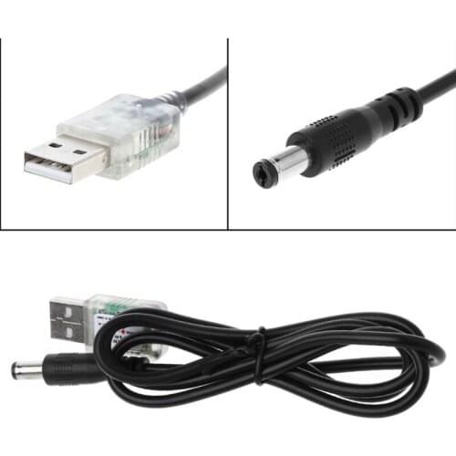 USB 5V to 8.4V Power Charge Cable For Bicycle LED Head Light 18650 Battery Pack 37MC