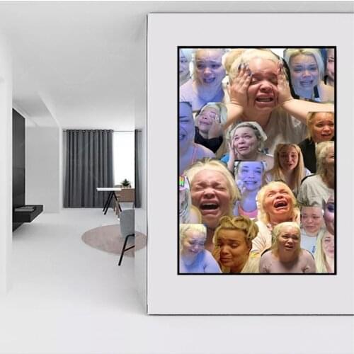 Trisha Paytas Modern Home Decor Wall Art Pictures For Living Room HD Canvas Oil Painting Bedroom Fashion Posters
