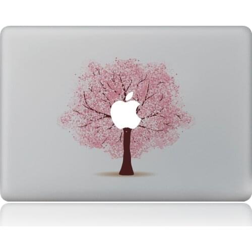 Pink love tree Vinyl Decal Laptop Sticker for macbook Pro Air 13 inch Cartoon laptop Skin shell for mac book