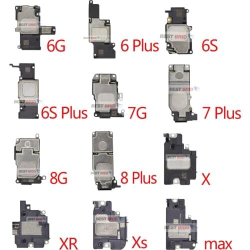 1pcs Inner Replacement Ringer Buzzer Loud Speaker For iPhone 6 6S 7 8 Plus X XR XS Max Loudspeaker Replacement Part