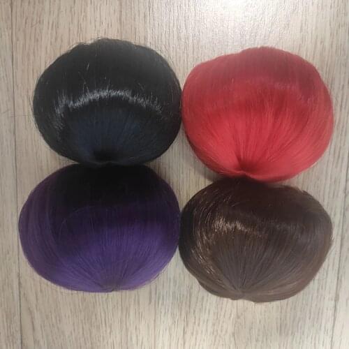 1/3 1/4 1/6 1/8 BJD SD high temperature fiberdoll wig cover cute boys and girls short hair 25 color