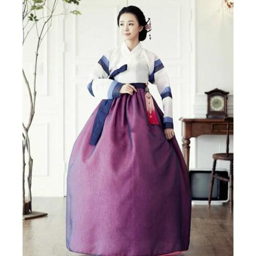 Women Fashion Hanbok Dress Custom Made Korean Traditional Woman Hanbok High Waist Hanbok Comfortable Cosplay Handmade