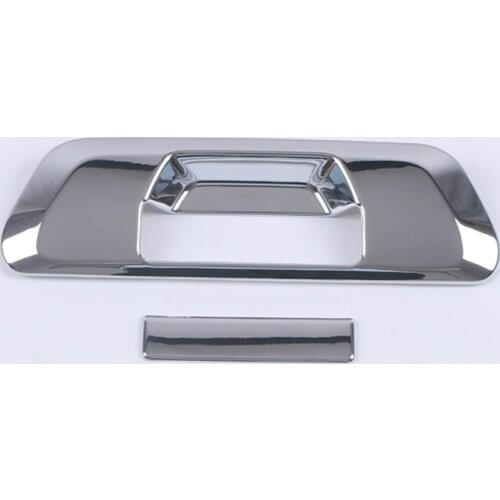 ABS Chrome tailgate handle cover for nissan navara 2019 2020 2021 car styling plate parts