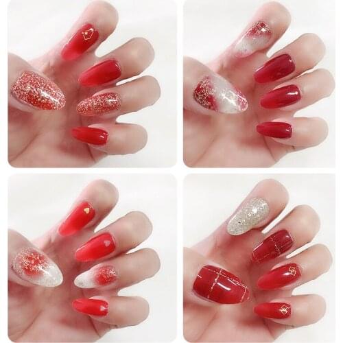 Free Shipping 3D Fashion Nail Stickers Women DIY Nail Polish Manicure Decoracion Nail Strips Nail Sticker set Nail Accesoires