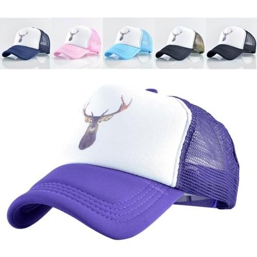 Animal Print Deer Designer Baseball Cap For Men Personalized Womens Sun Hat Spring and Summer Breathable Mesh