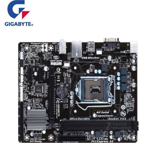 For Gigabyte GA-H61M-D1 H61M-D1 Motherboard LGA 1155 For Intel H61 H61M Used Desktop Mainboard USB2.0 SATA II PCI-E X16