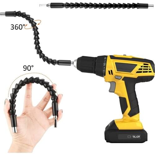 Flexible Drill Bit Extension Shaft Bits Magnetic Hex Soft Shaft Bar Flexible Cable Electric Drill drive Screwdriver Kit Rod Link