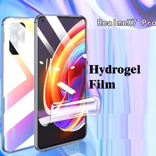 2Pcs on Realme 7i 7 X7 Pro Hydrogel Film For Oppo Realme X7 7 Pro Screen Protector Protective Phone Realme X7 Pro Not Glass