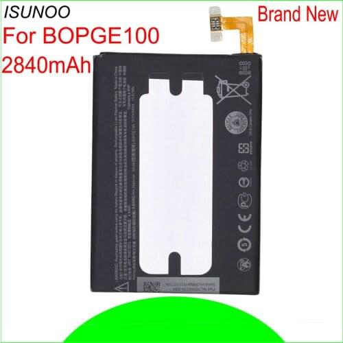 ISUNOO 5pcs/lot 2840mAh B0PGE100 BOPGE100 Battery For HTC One M9 M9+ M9W One M9 Plus M9pt Hima Ultra 0PJA10 0PJA13 Battery