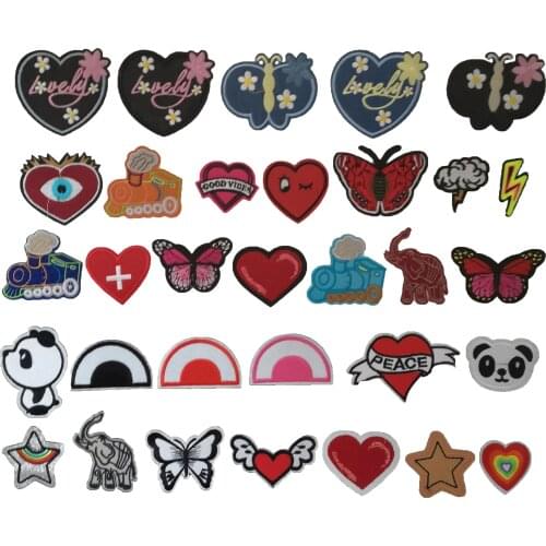 Exquisite butterfly patch micro-chapter can be sewn and hot jeans jacket embroidery DIY clothing accessories 1PCS for sale