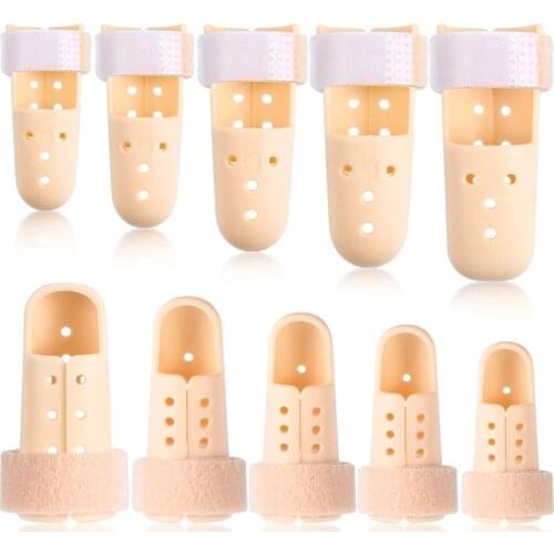 Mallet Finger Splint Brace Protector Adjustable Broken Finger Joint Stabilizer Straightening Arthritis Knuckle Immobilization