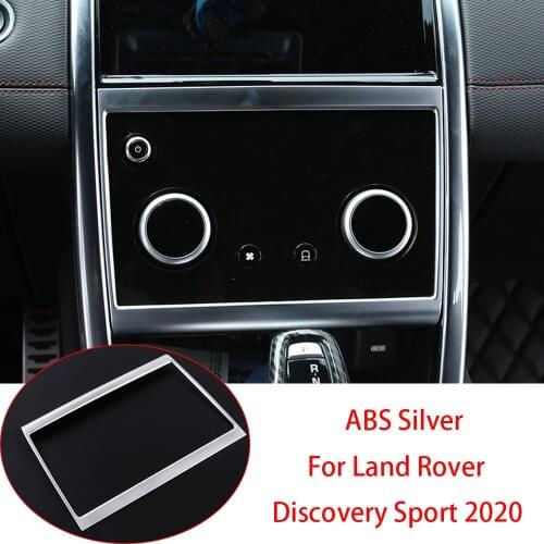 Silver ABS Air Condition Switch Button Cover For Land Rover Discovery Sport 2020